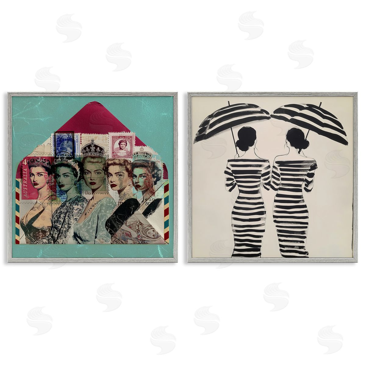 Annabelle Hall Postal Glam & Fashionistas Canvas Wall Art Print