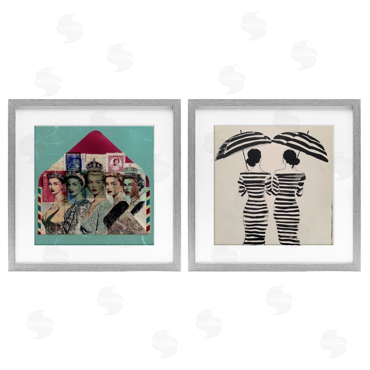 Annabelle Hall Postal Glam & Fashionistas Canvas Wall Art Print