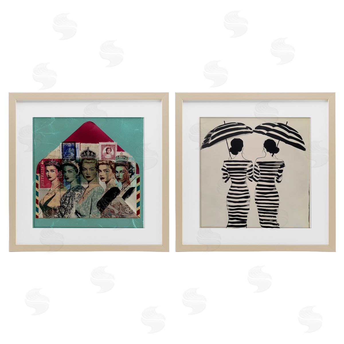 Annabelle Hall Postal Glam & Fashionistas Canvas Wall Art Print