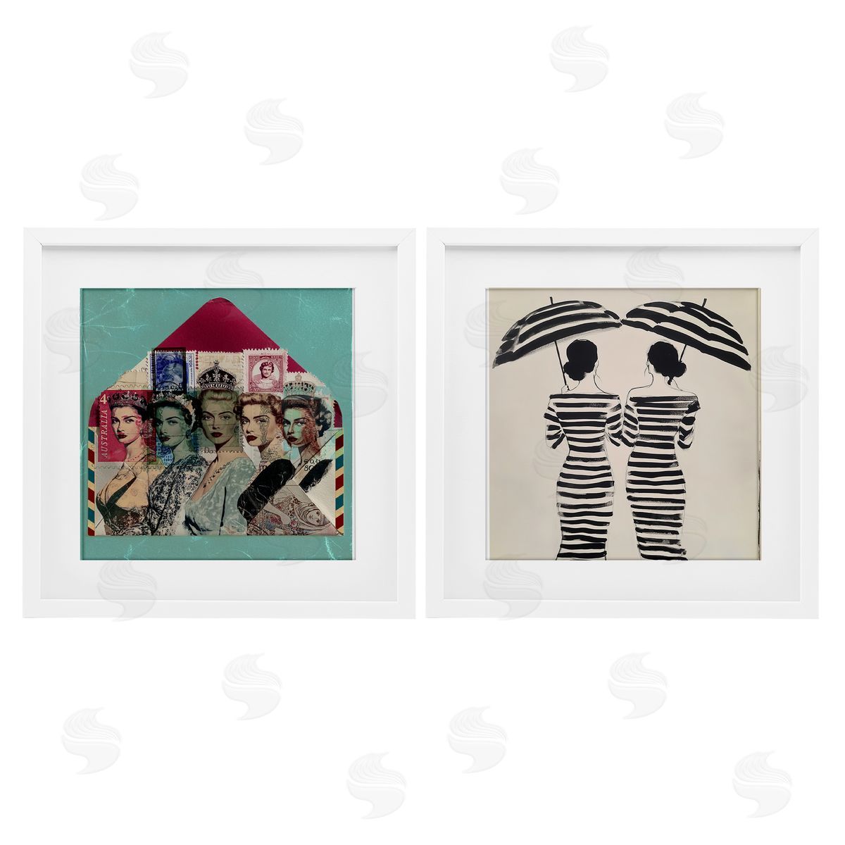 Annabelle Hall Postal Glam & Fashionistas Canvas Wall Art Print