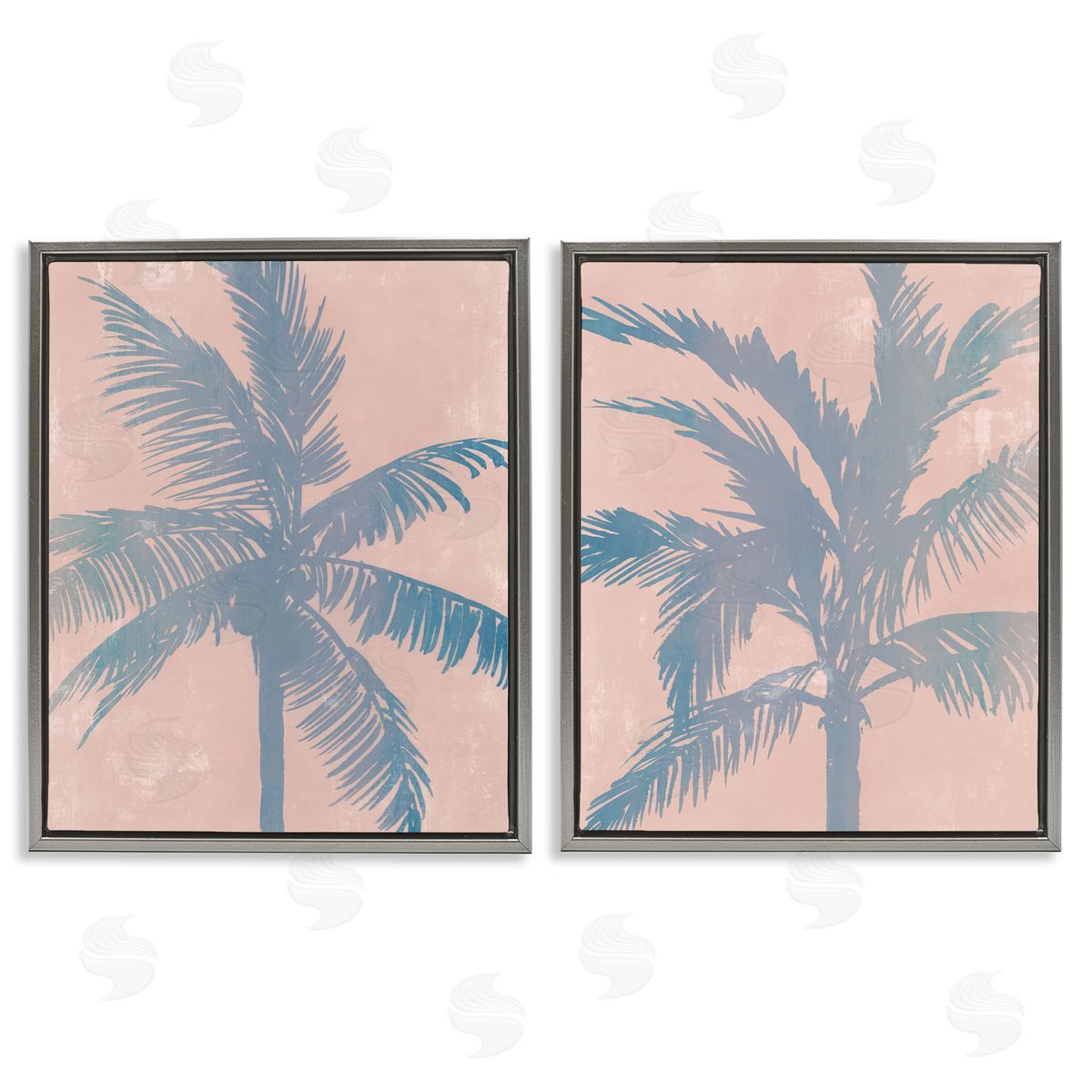 Ian C. Pastel Tropical Haze Canvas Wall Art Print