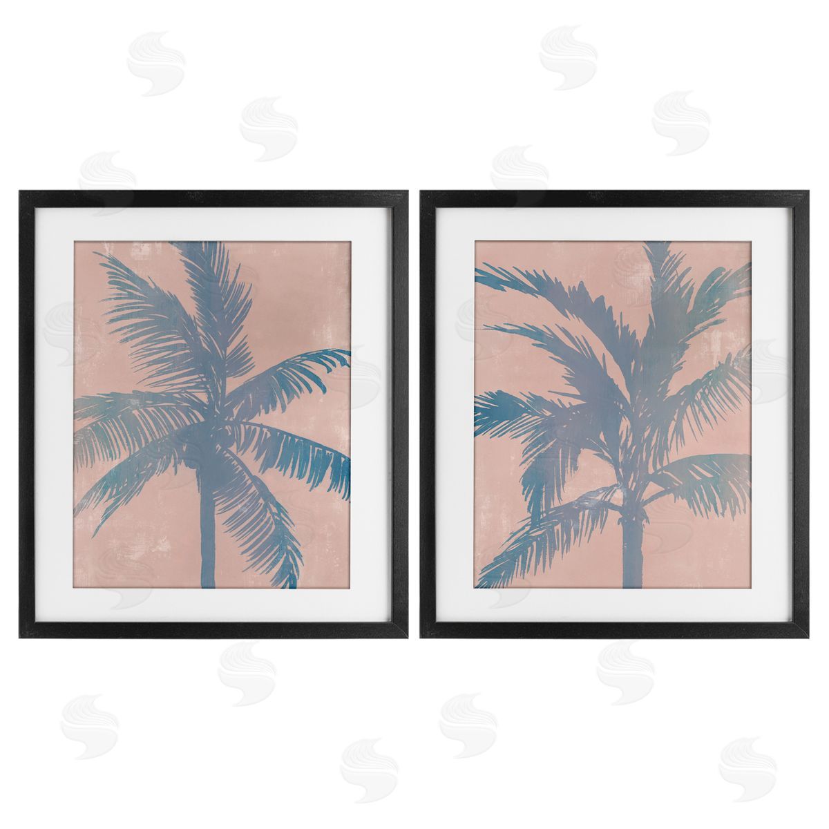 Ian C. Pastel Tropical Haze Canvas Wall Art Print