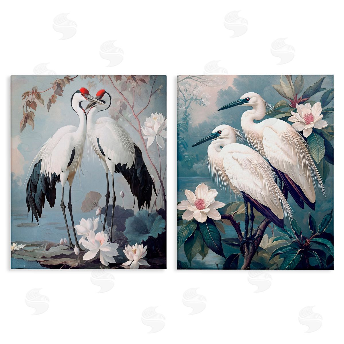 Steve Hunziker Shore Line Magic Birds Canvas Wall Art Print