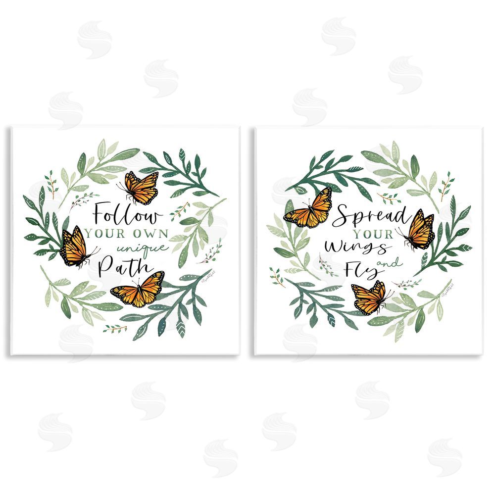 Elizabeth Tyndall Spread Your Wings and Follow Path Wall Plaque Art Print