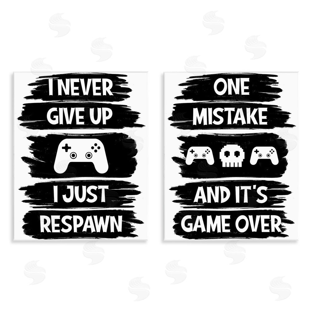 Marcus Prime Motivational Gamer Phrases Wall Plaque Art Print