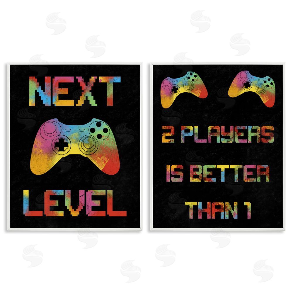 Marcus Prime Gaming Friends Phrases White Framed Giclee Wall Art Print