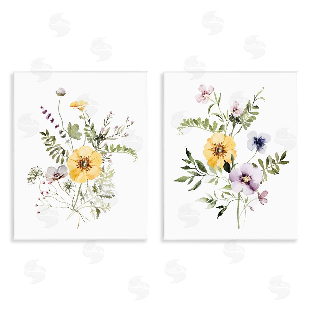Lettered and Lined Bundles of Gardening Herbs Wooden Wall Plaque Art Print