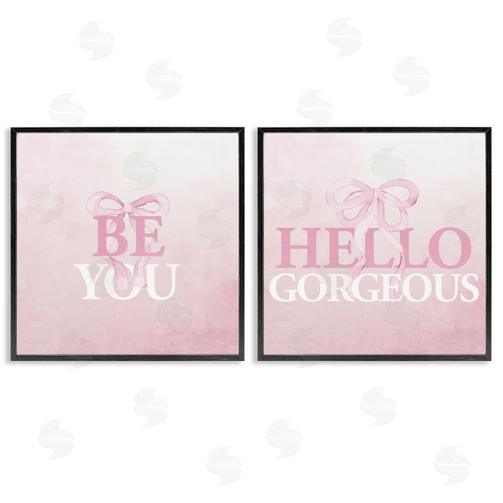 Kim Allen Pink Feminine Empowerments Black Framed Giclee Print Wall Art