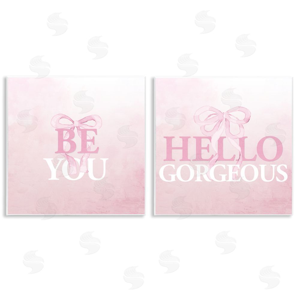 Kim Allen Pink Feminine Empowerments Wooden Wall Plaque Art Print