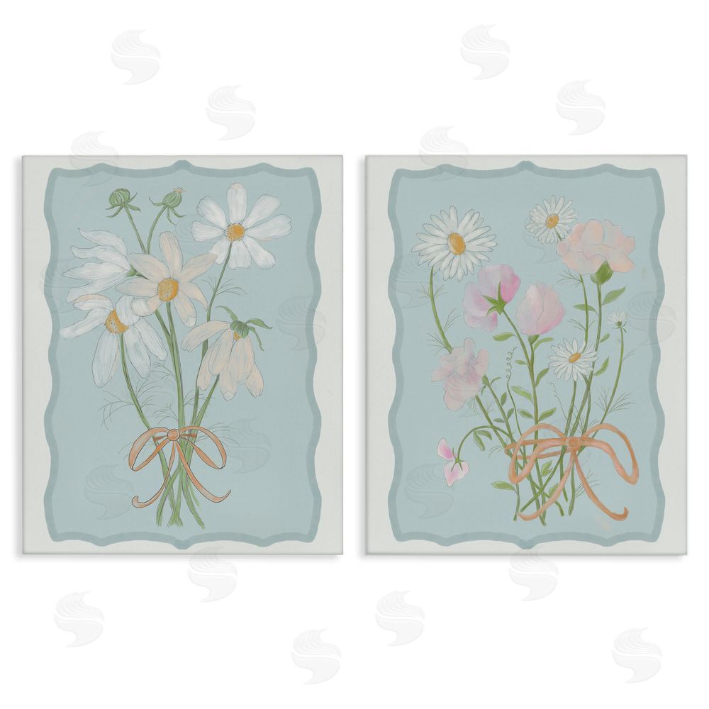 Leslie Hermosa Vintage Spring Clippings Stretched Canvas Wall Art Print