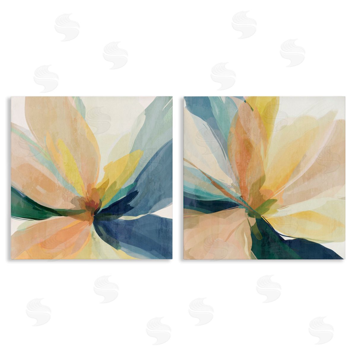 Irena Orlov Abstract Sunshine Florals Canvas Wall Art Print
