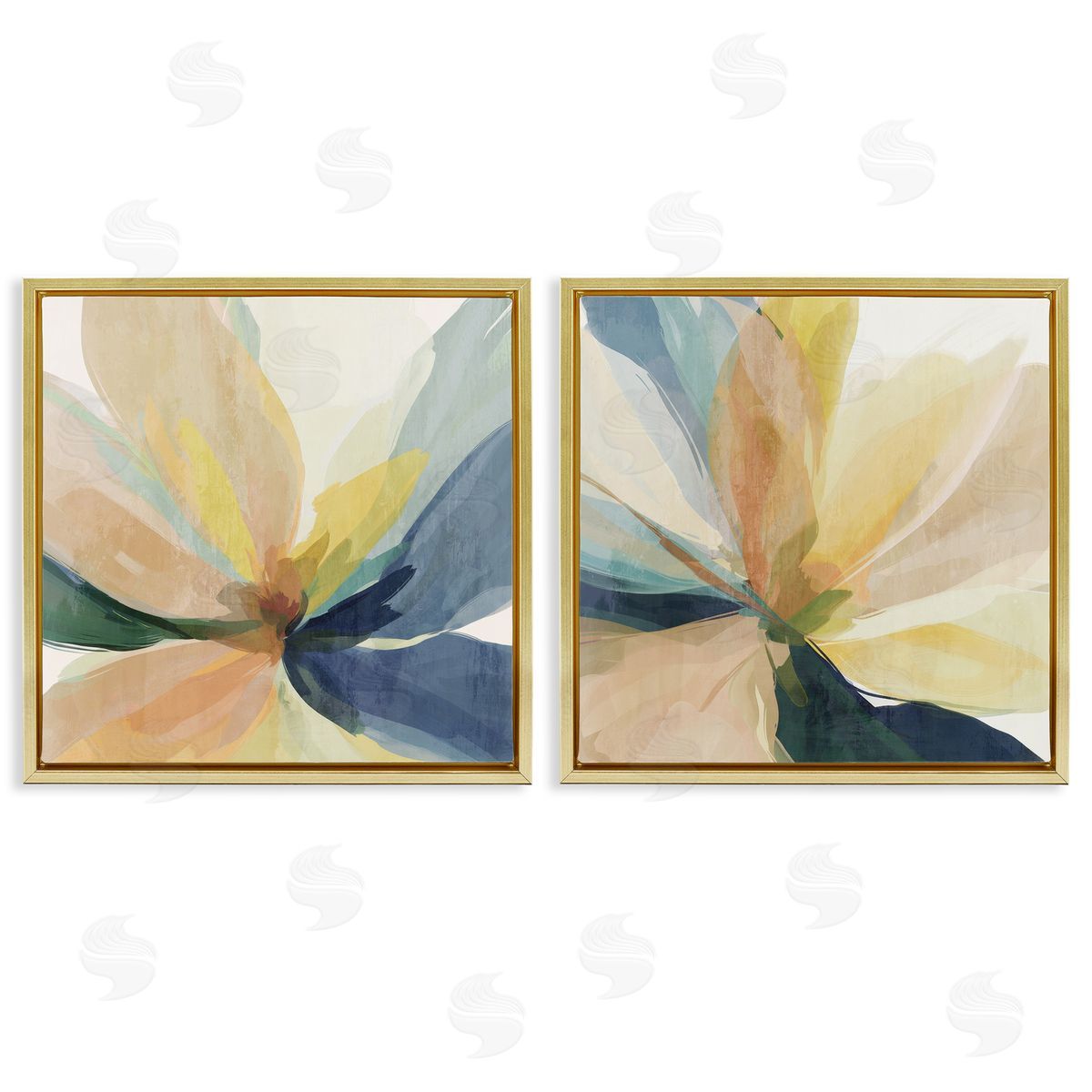 Irena Orlov Abstract Sunshine Florals Canvas Wall Art Print