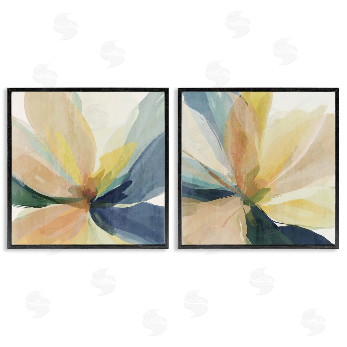Irena Orlov Abstract Sunshine Florals Canvas Wall Art Print