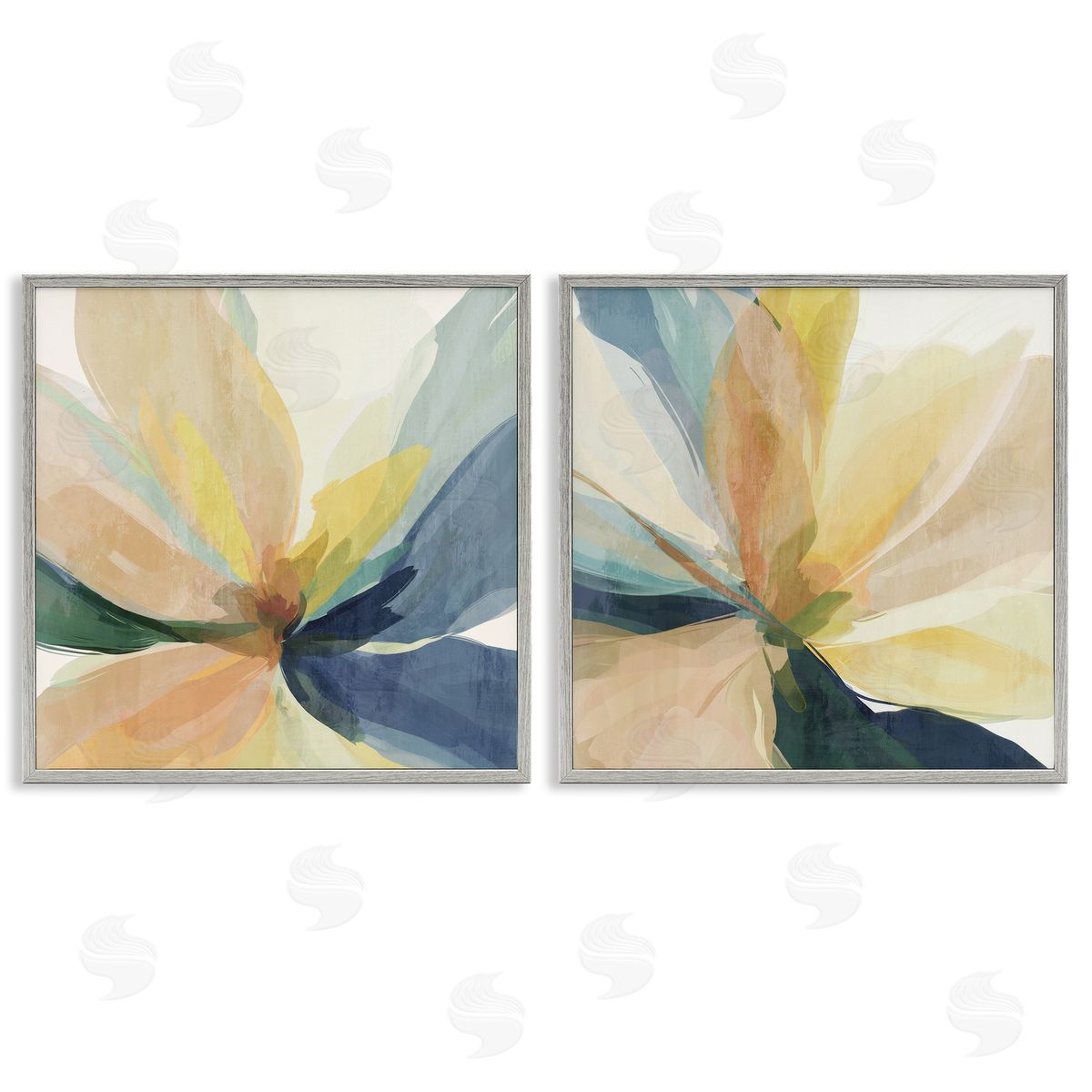 Irena Orlov Abstract Sunshine Florals Canvas Wall Art Print