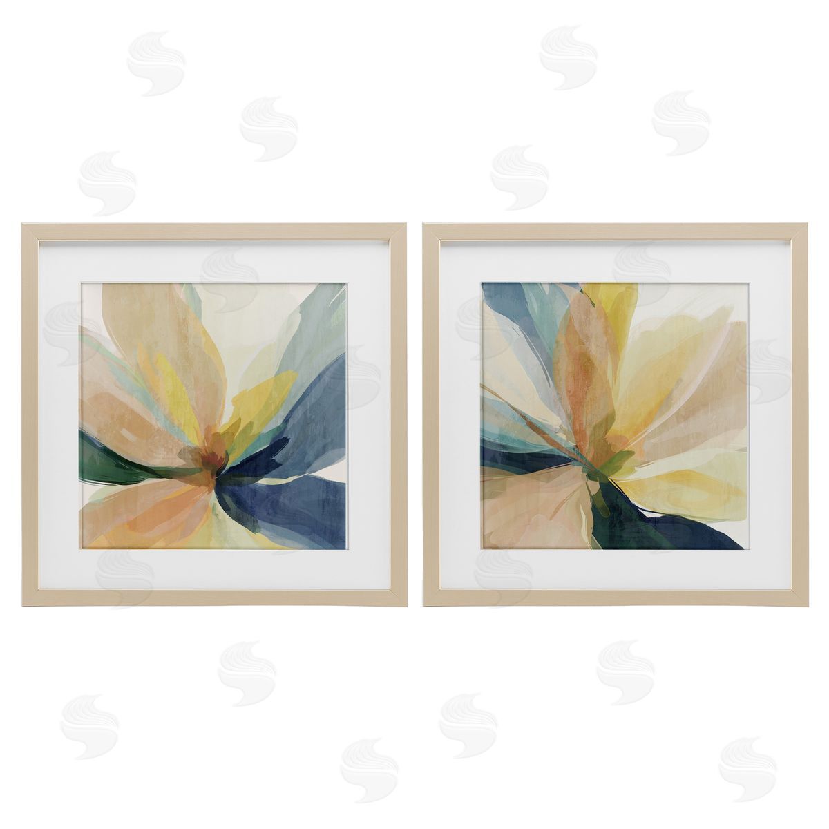 Irena Orlov Abstract Sunshine Florals Canvas Wall Art Print