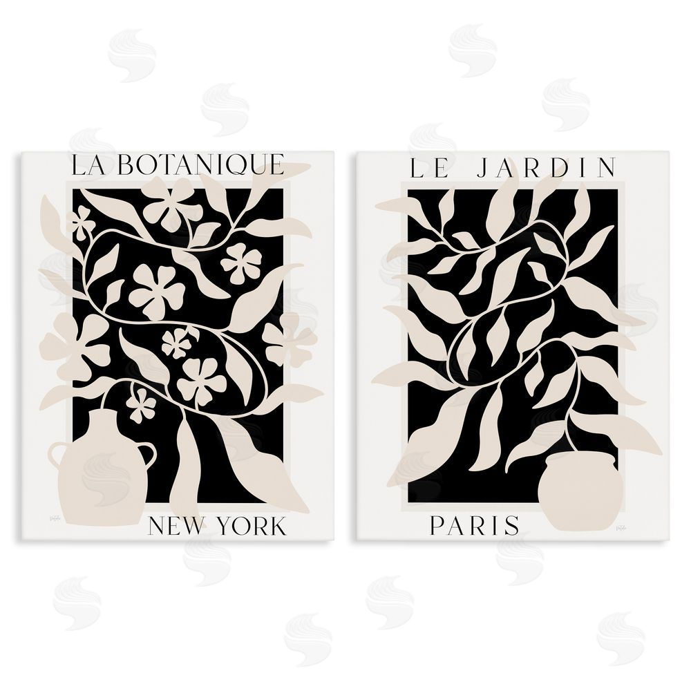 Natalie Carpentieri New York & Paris Botanicals Stretched Canvas Wall Art Print