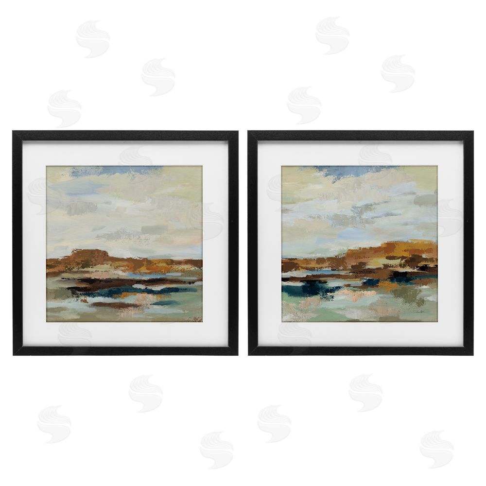 Silvia Vassileva Blended American West Atmosphere Black Framed Print Under Glass Wall Art