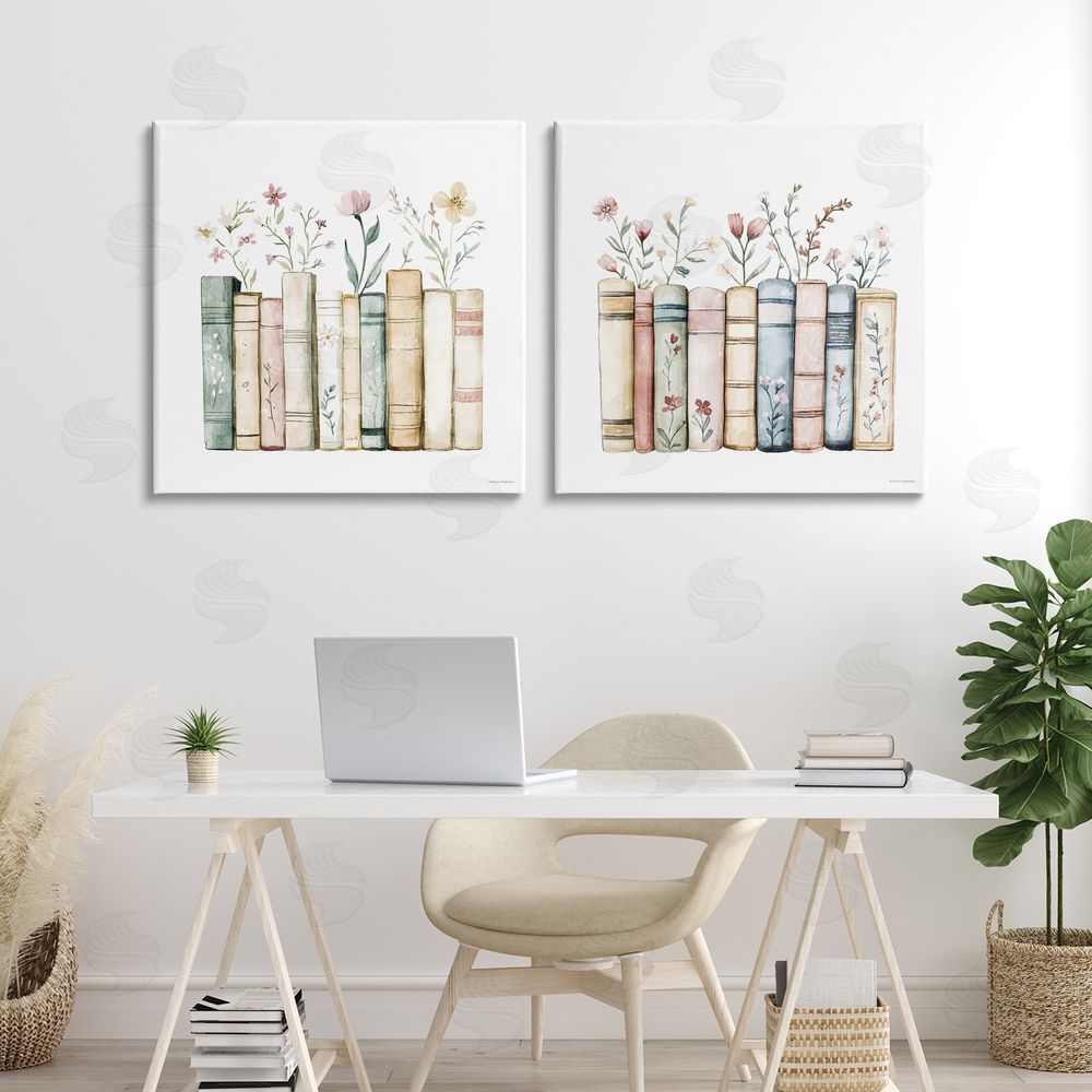 Svetlana Aleynikova Floral Stories & Blossoms Canvas Wall Art Print in Room