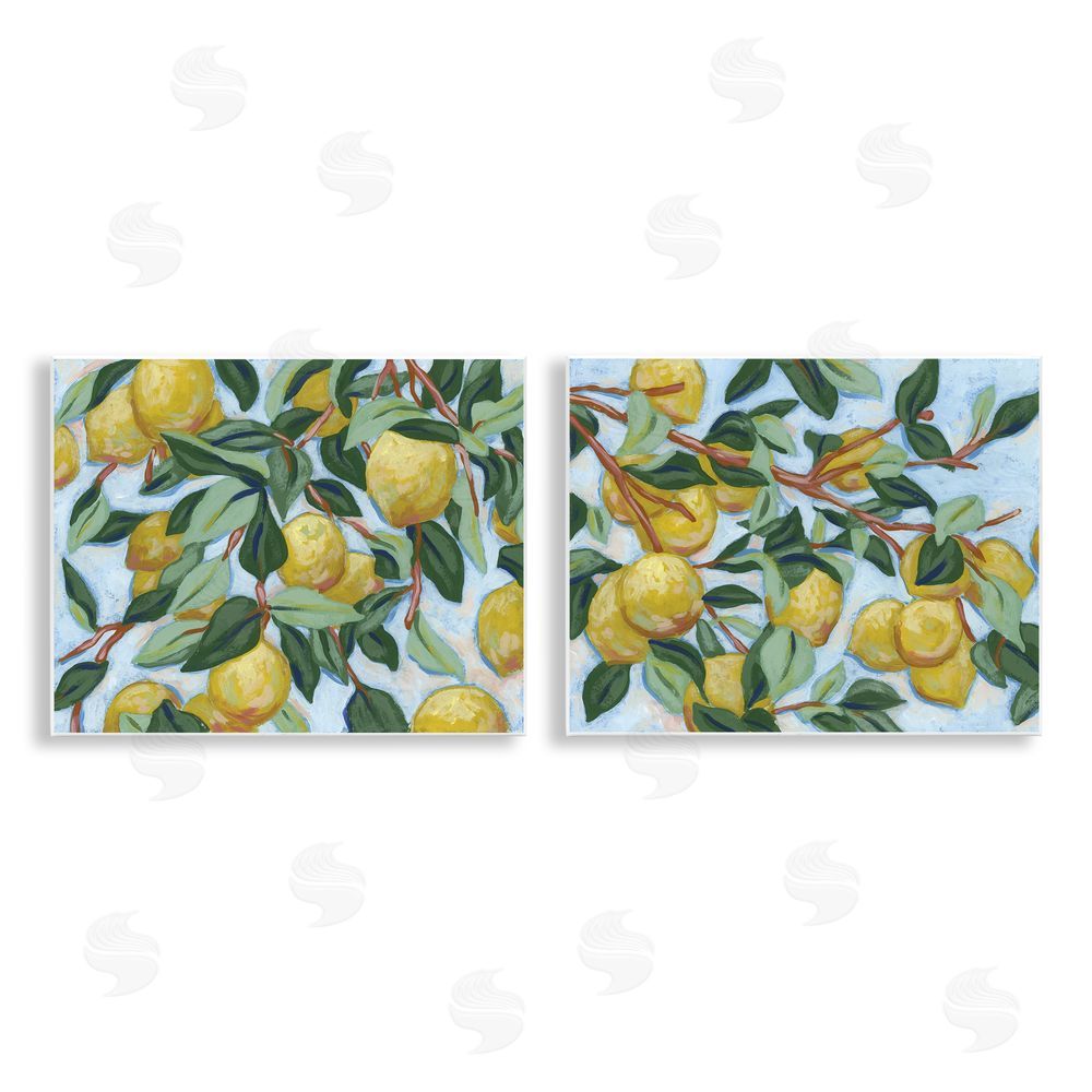 June Erica Vess Sunshine Lemon Tree Wall Plaque Art Print
