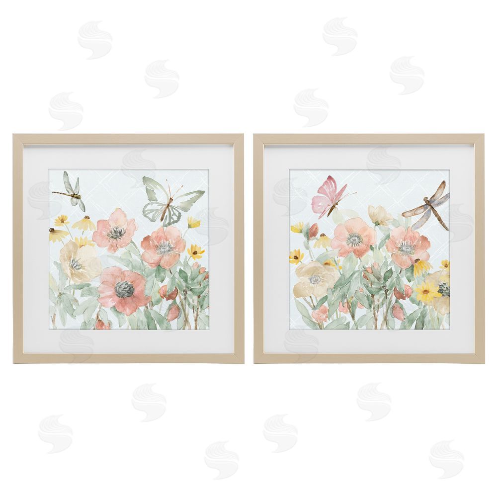 Sundance Graphics Delicate Garden Joy Birch Framed Print Under Glass Wall Art
