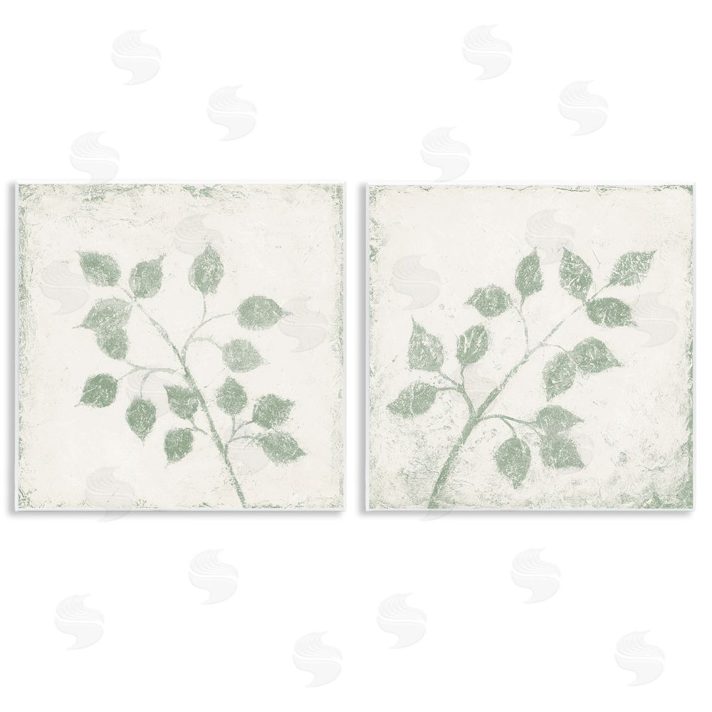 Sundance Graphics November Leaves Soft Plants Wall Plaque Printed Art