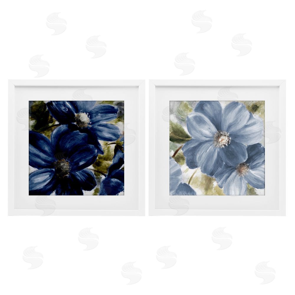 Sundance Graphics Floral Walk in Beauty White Framed Print Under Glass Wall Art
