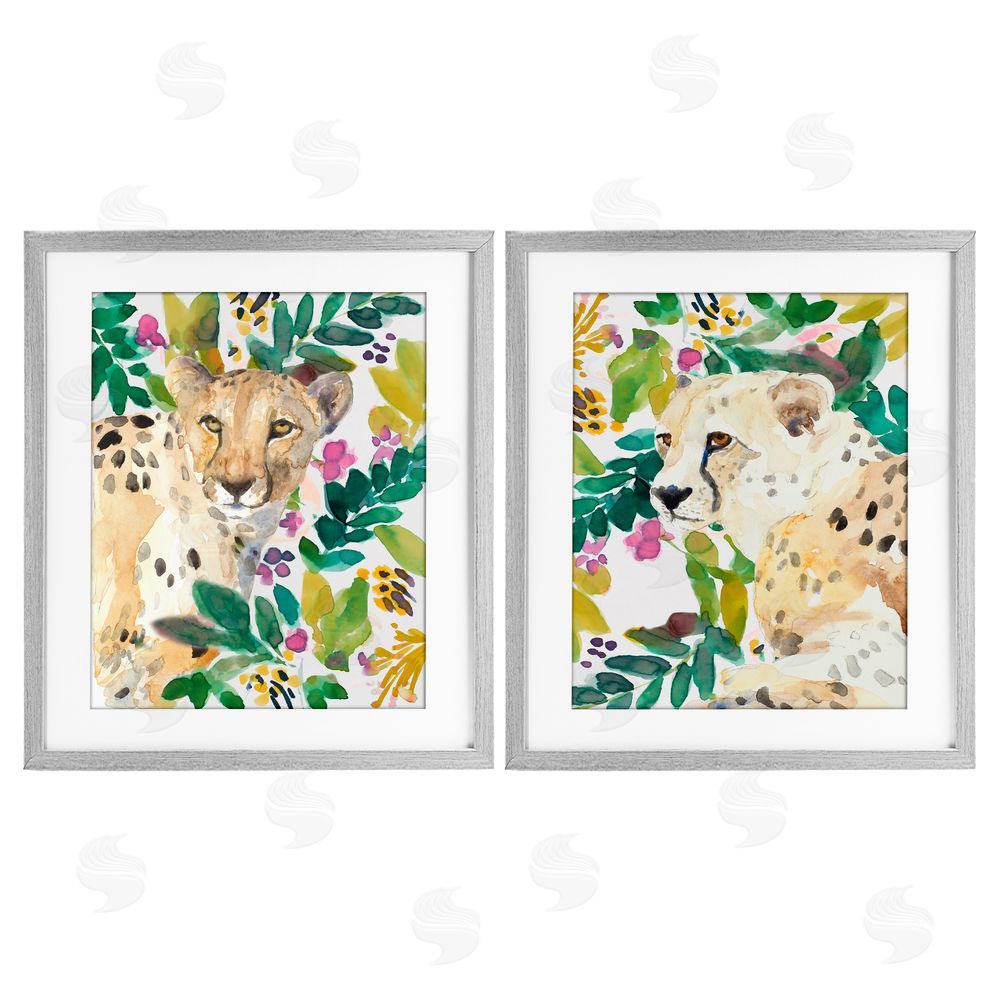 Sundance Graphics Botanical Garden Wildlife Gray Framed Print Under Glass Wall Art