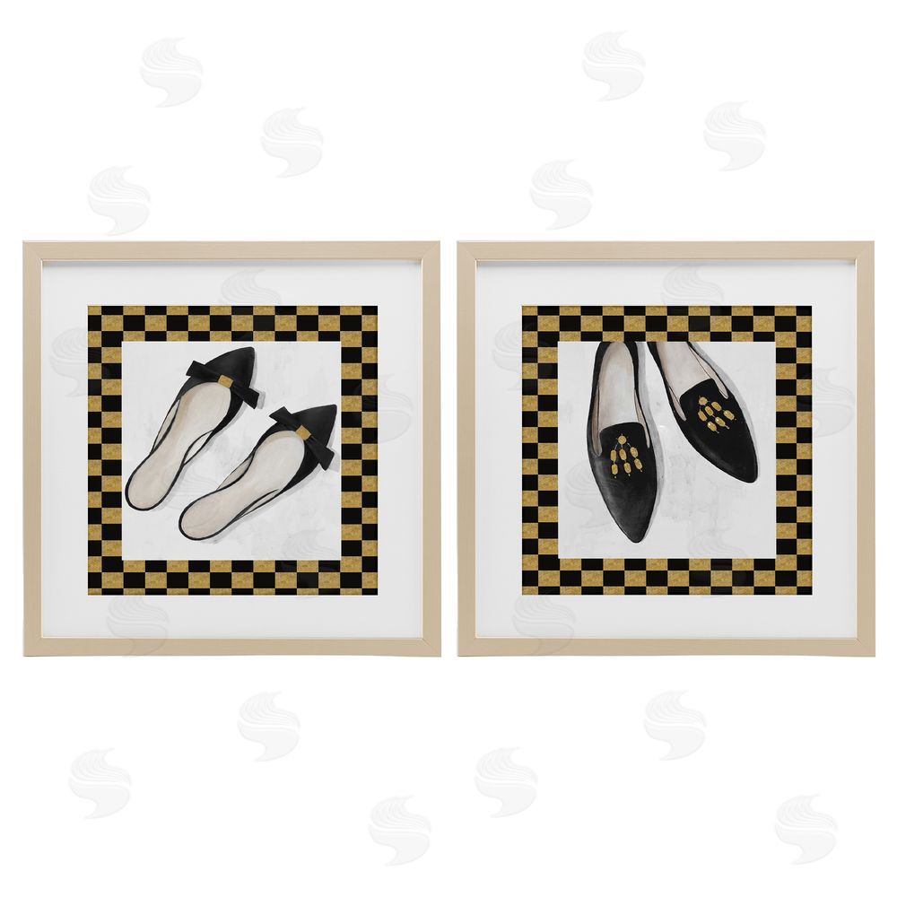 Sundance Graphics Black Flats & Sliders Birch Framed Print Under Glass Wall Art