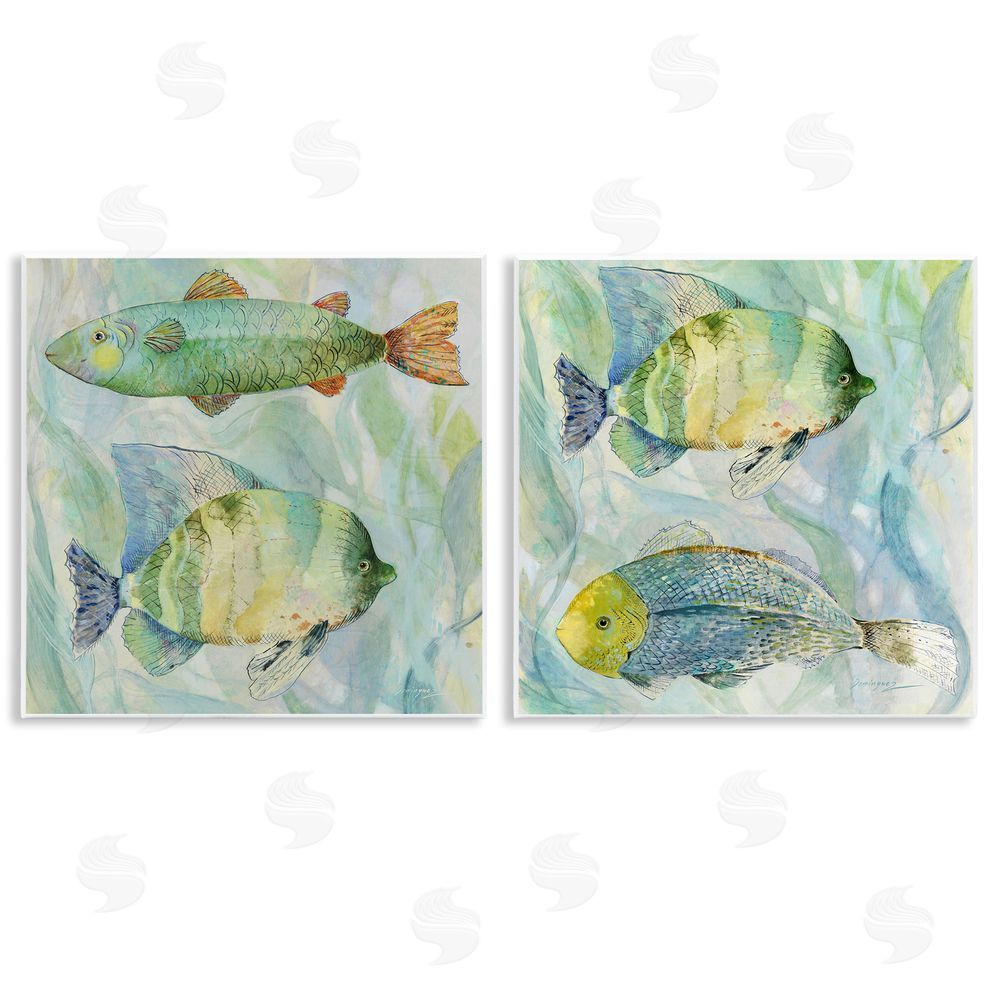 Lorenzo Collective Sweet Fish Aquatics Wall Plaque Printed Art