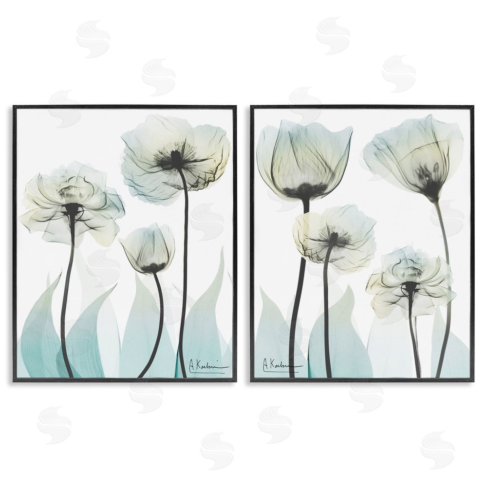 Albert Koetsier Luxury Of Creation Flowers Black Framed Giclee Wall Art Print