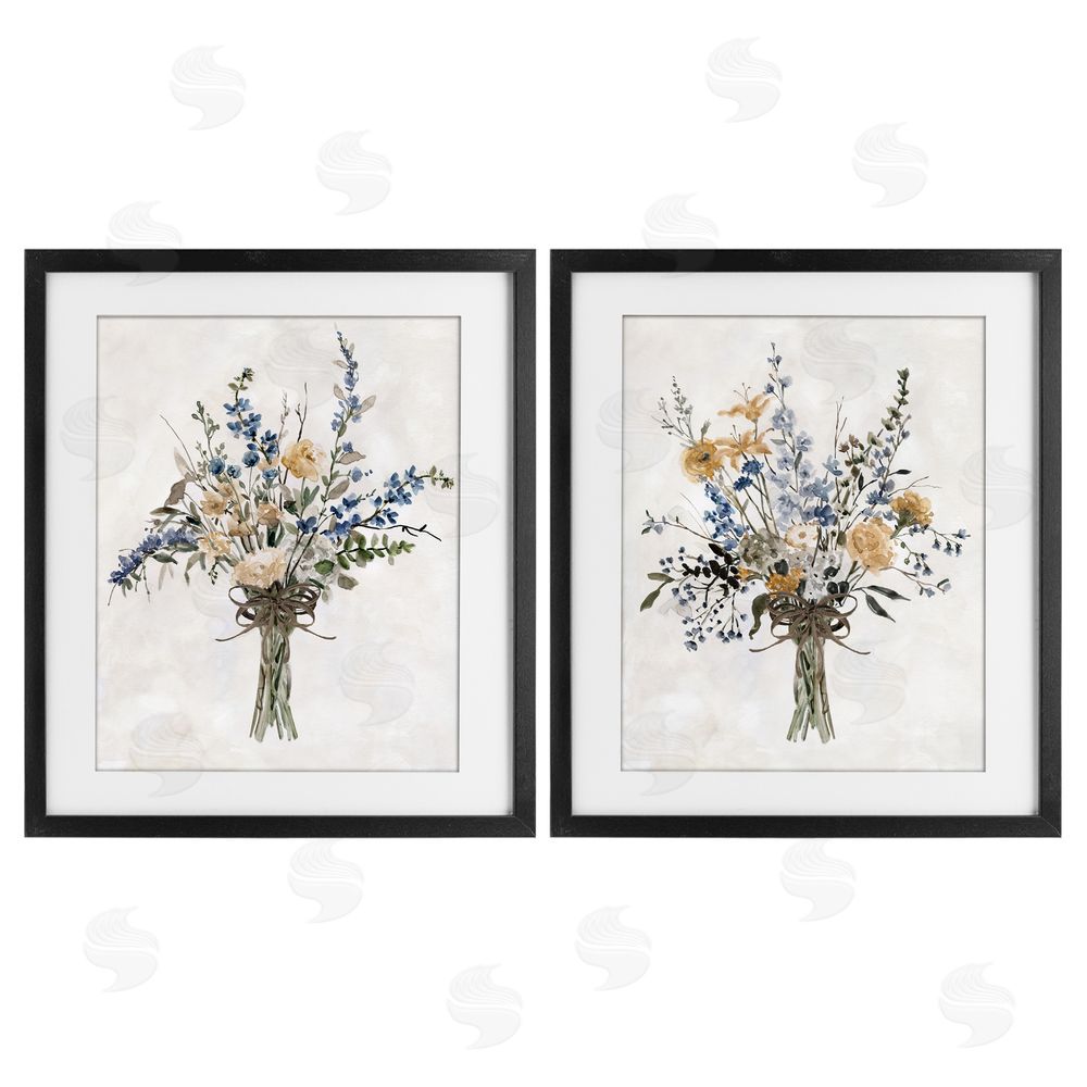 Carol Robinson Bushels of Herbs Black Framed Print Under Glass Wall Art