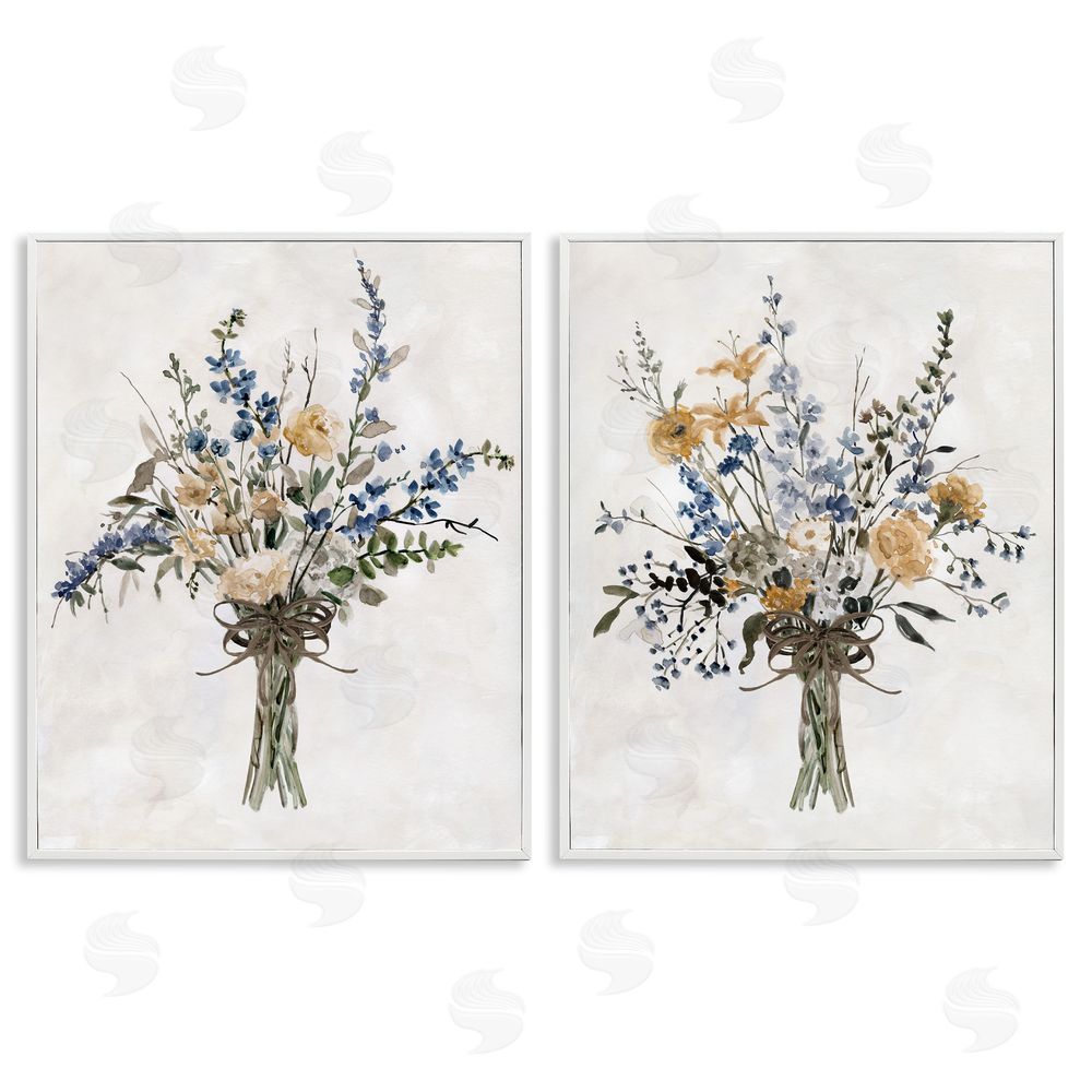 Carol Robinson Bushels of Herbs White Framed Giclee Wall Art Print
