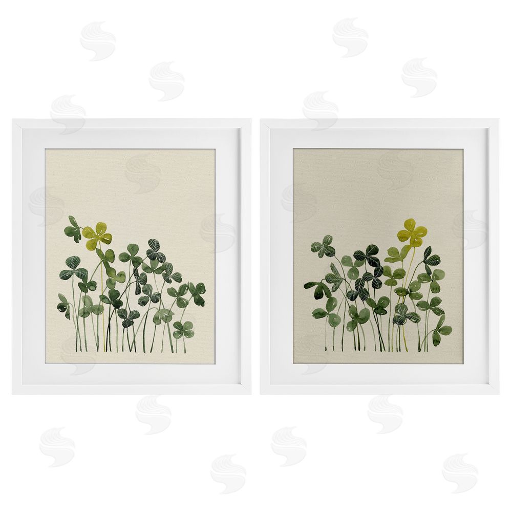 Grace Popp Minimal Hidden Gems White Framed Print Under Glass Wall Art
