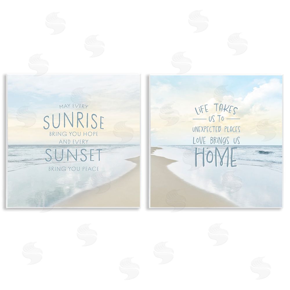 Natalie Carpentieri Beautiful Beach Inspirations Wooden Wall Plaque Art Print