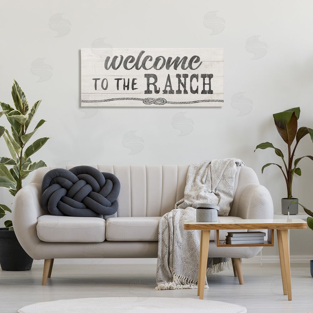 CAD Designs Welcome to the Ranch Printed Wall Art in Room