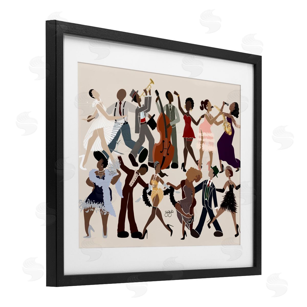 Sierra Siler Rhythm Jazz Dancers Canvas Wall Art Print
