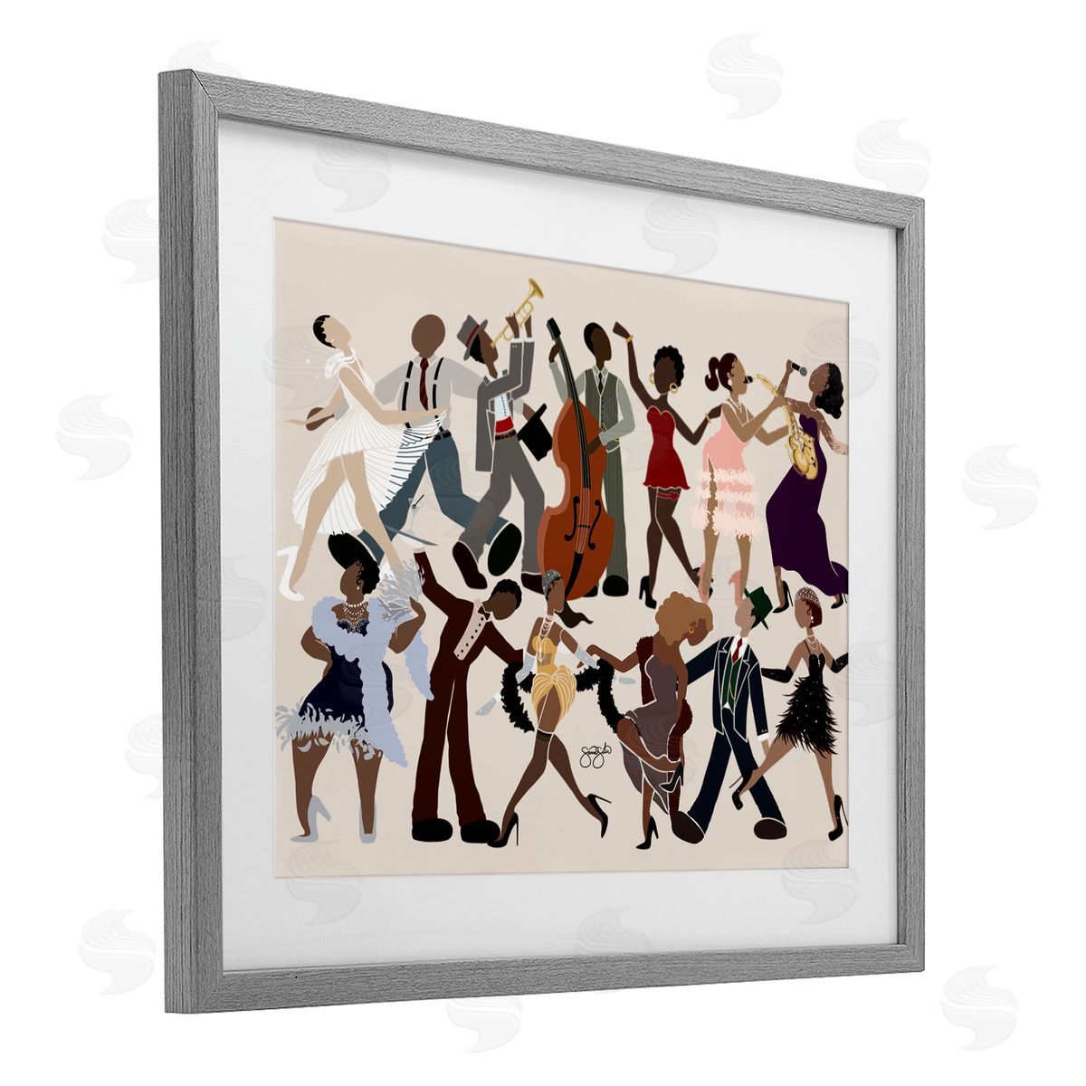 Sierra Siler Rhythm Jazz Dancers Canvas Wall Art Print