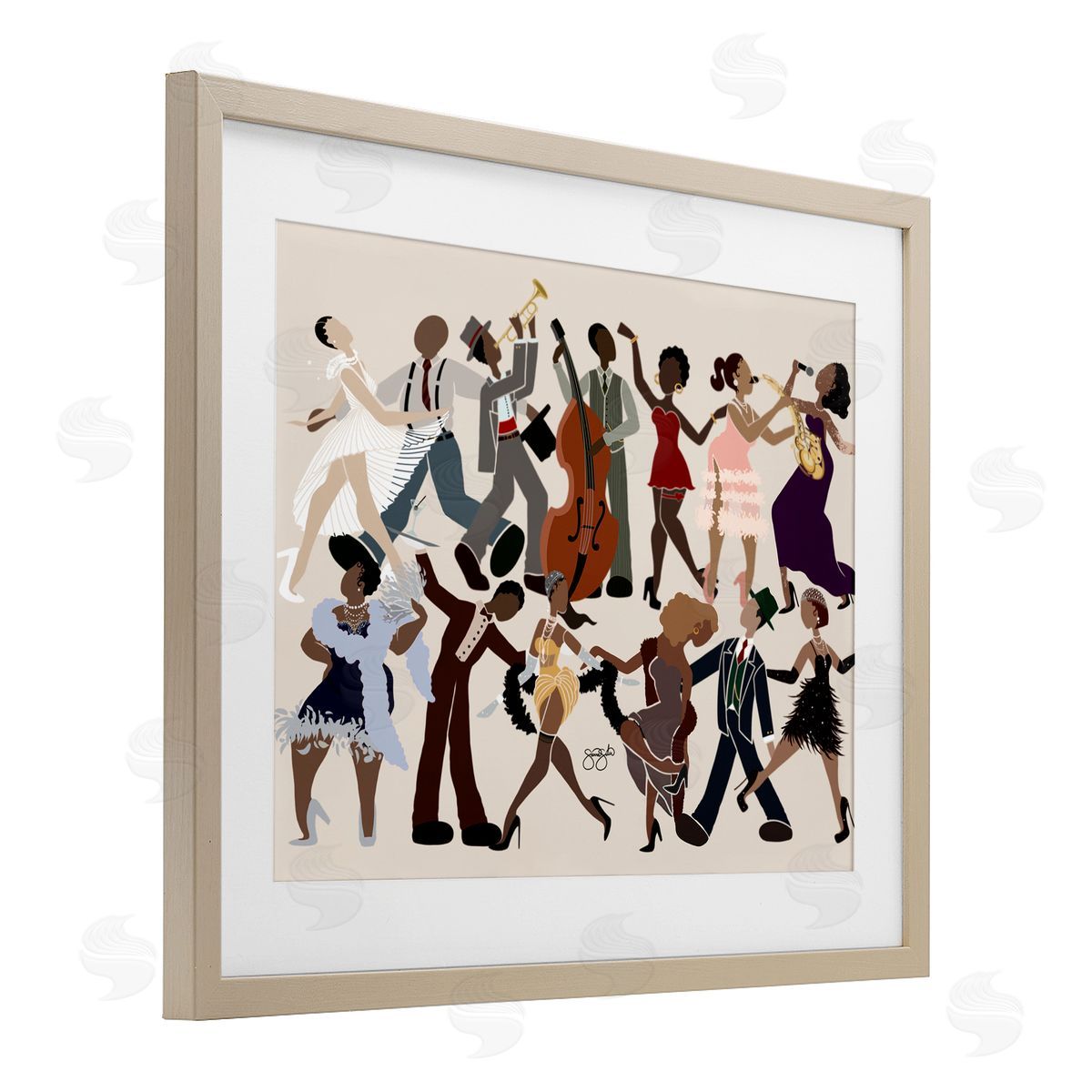 Sierra Siler Rhythm Jazz Dancers Canvas Wall Art Print