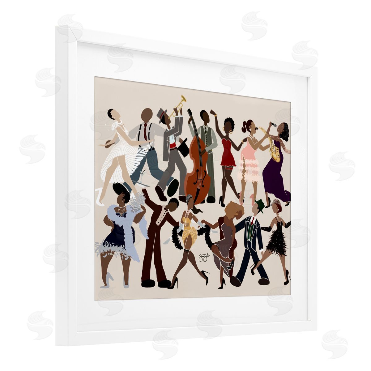 Sierra Siler Rhythm Jazz Dancers Canvas Wall Art Print