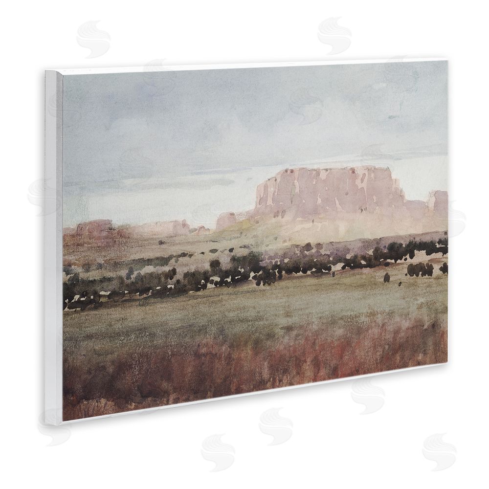 Corinne Haig Earthy Canyon Mesa Wall Plaque Art Print