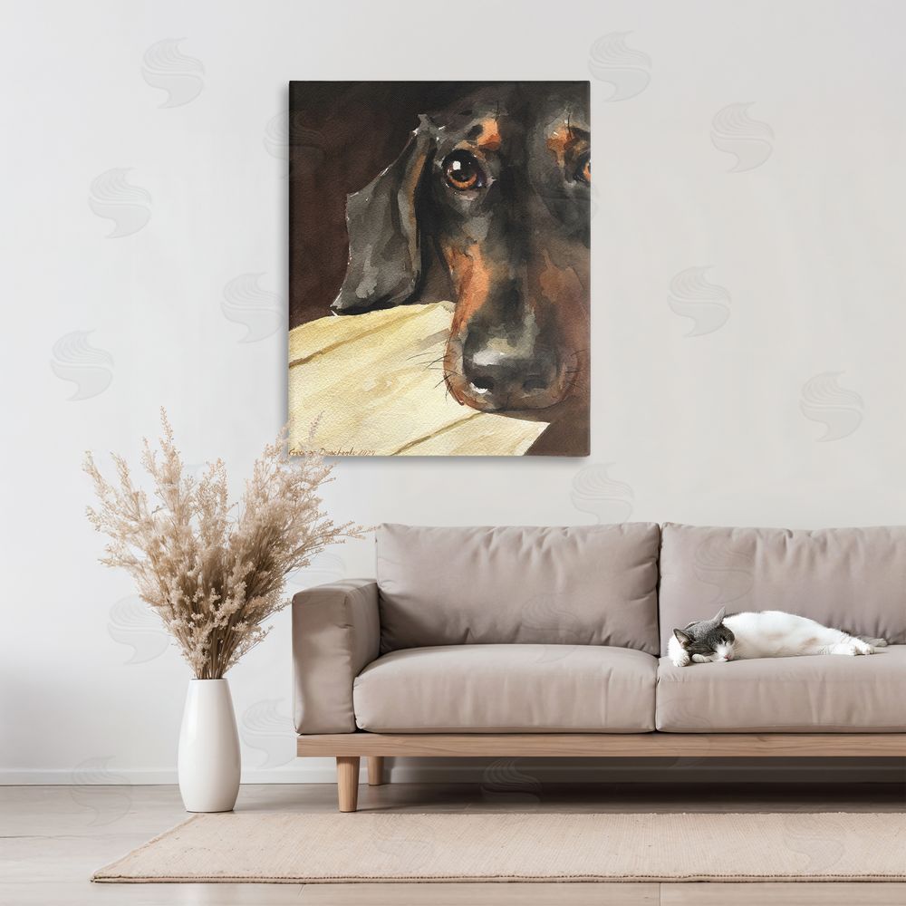George Dyachenko Sight of Dachshund Canvas Art on Wall