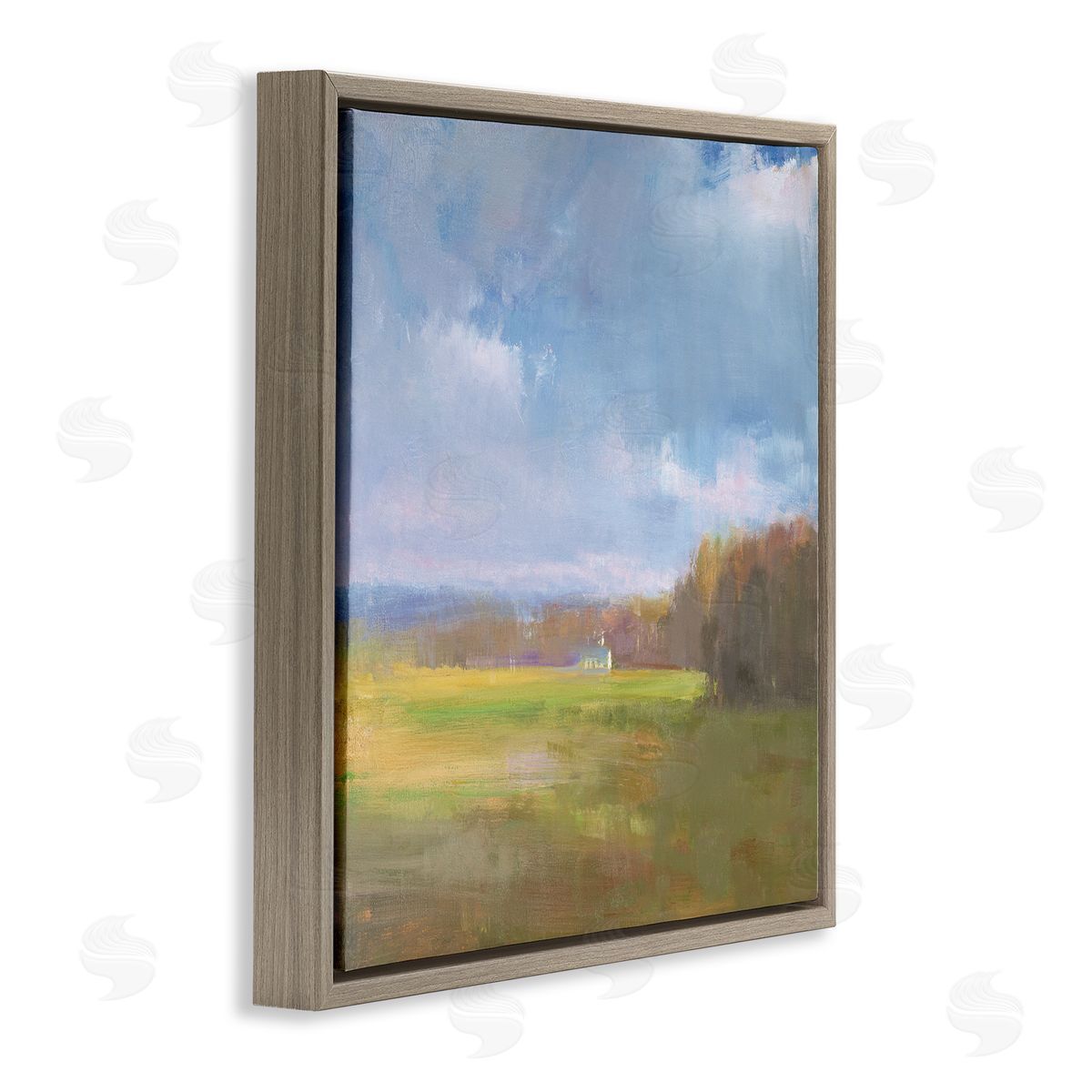 David Shevlino Winter Countryside Expanse Canvas Wall Art Print