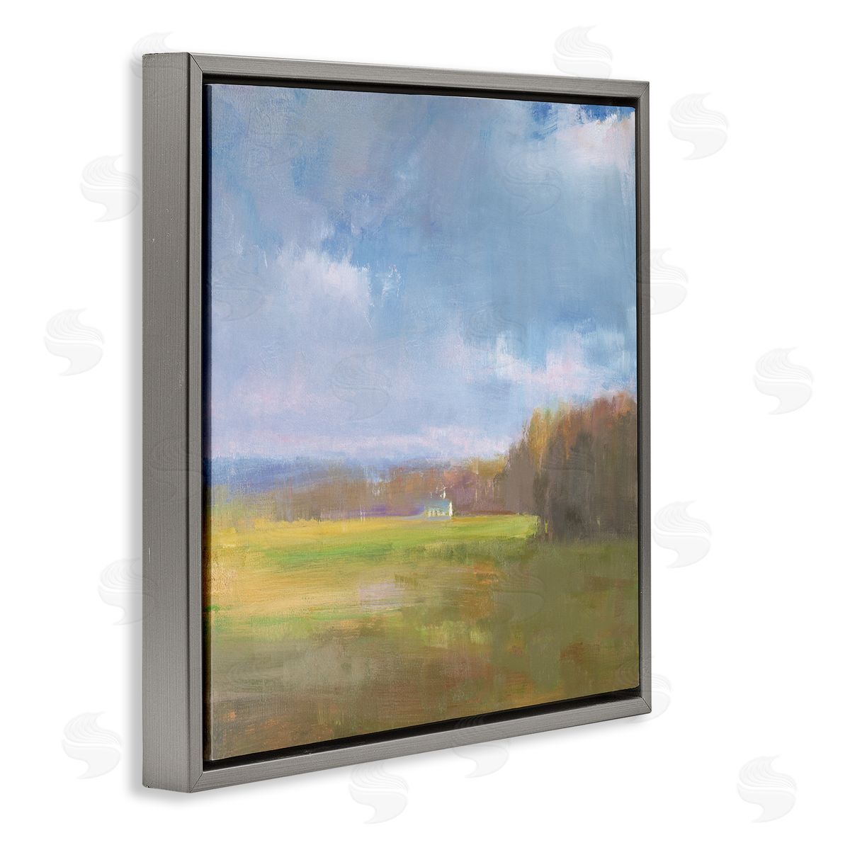 David Shevlino Winter Countryside Expanse Canvas Wall Art Print