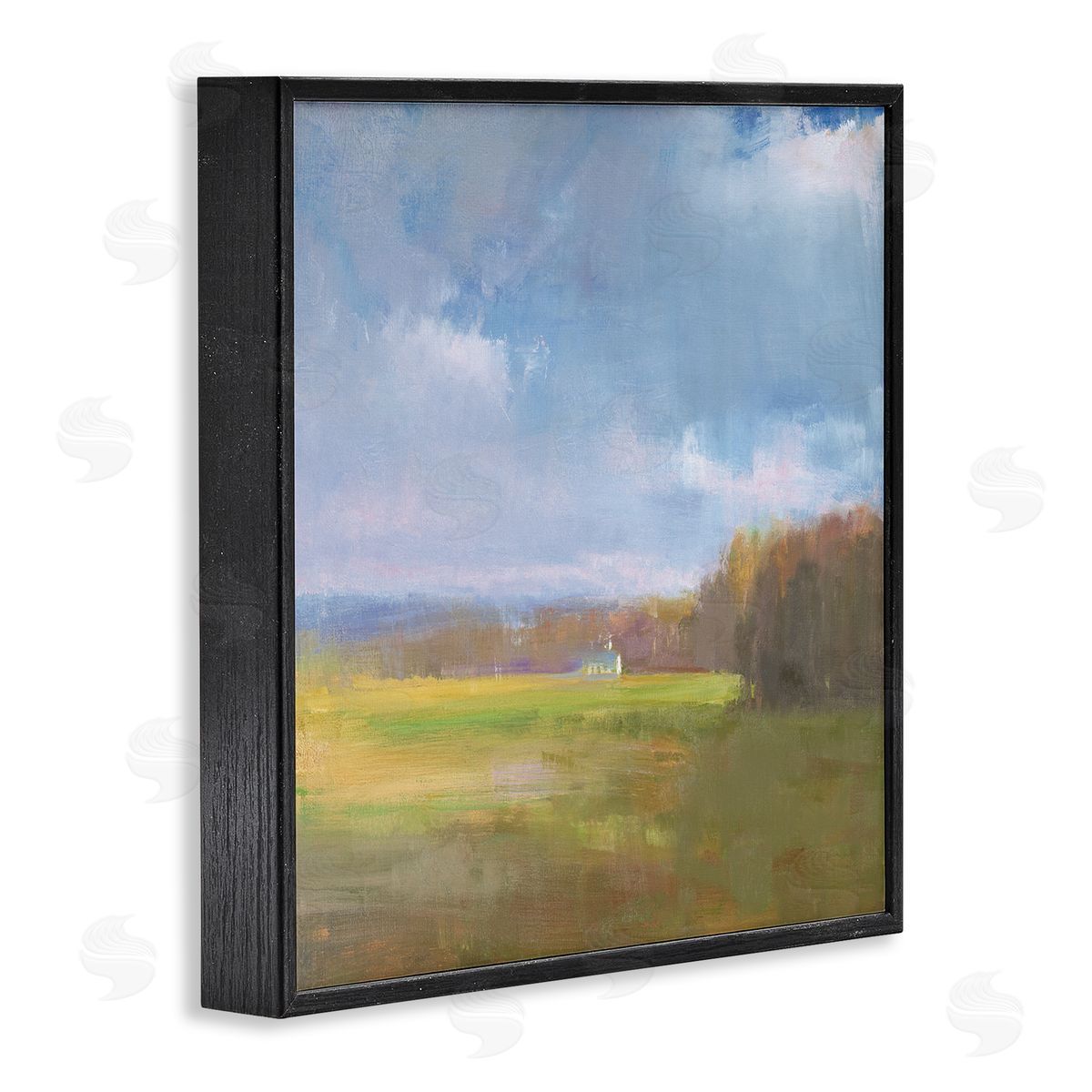 David Shevlino Winter Countryside Expanse Canvas Wall Art Print