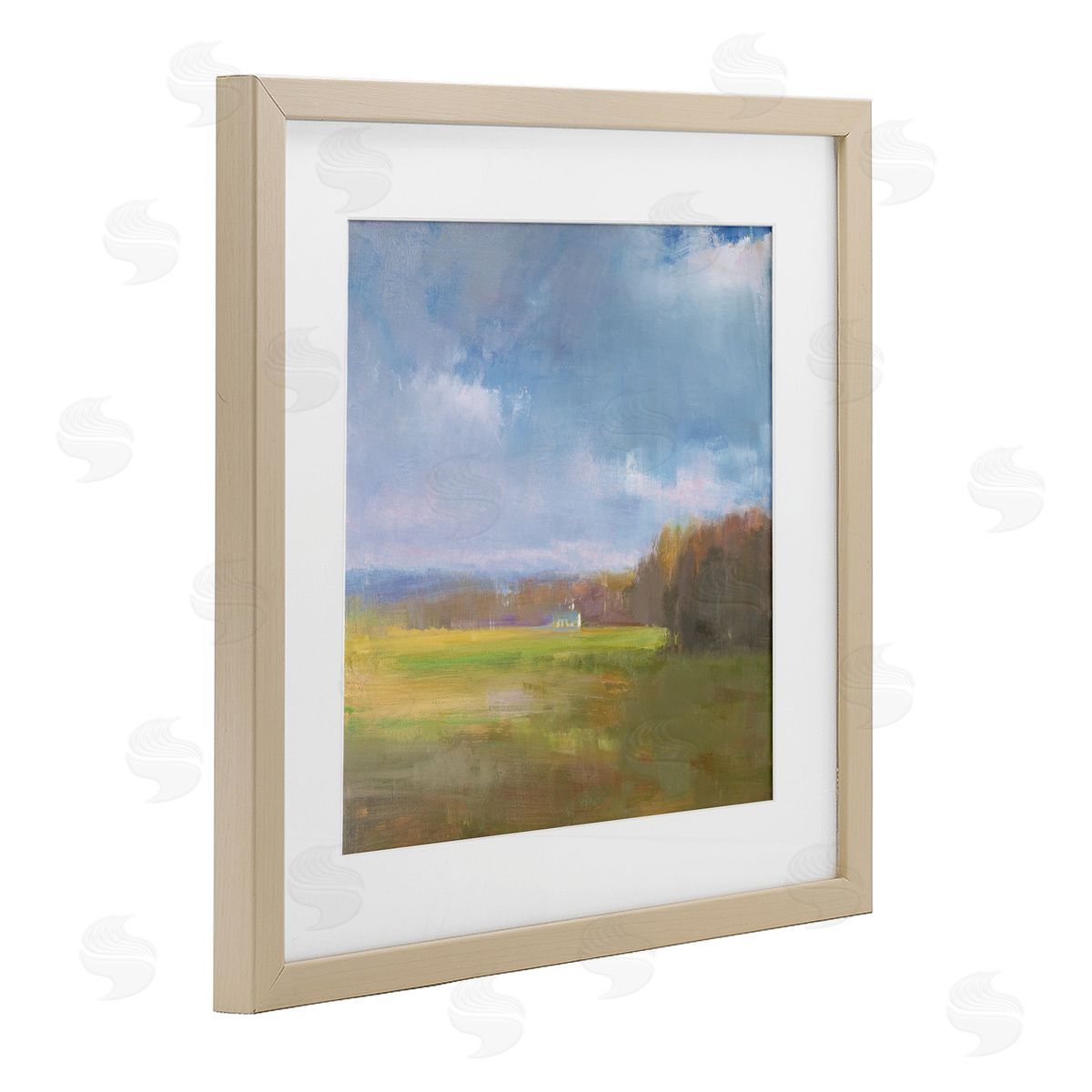 David Shevlino Winter Countryside Expanse Canvas Wall Art Print