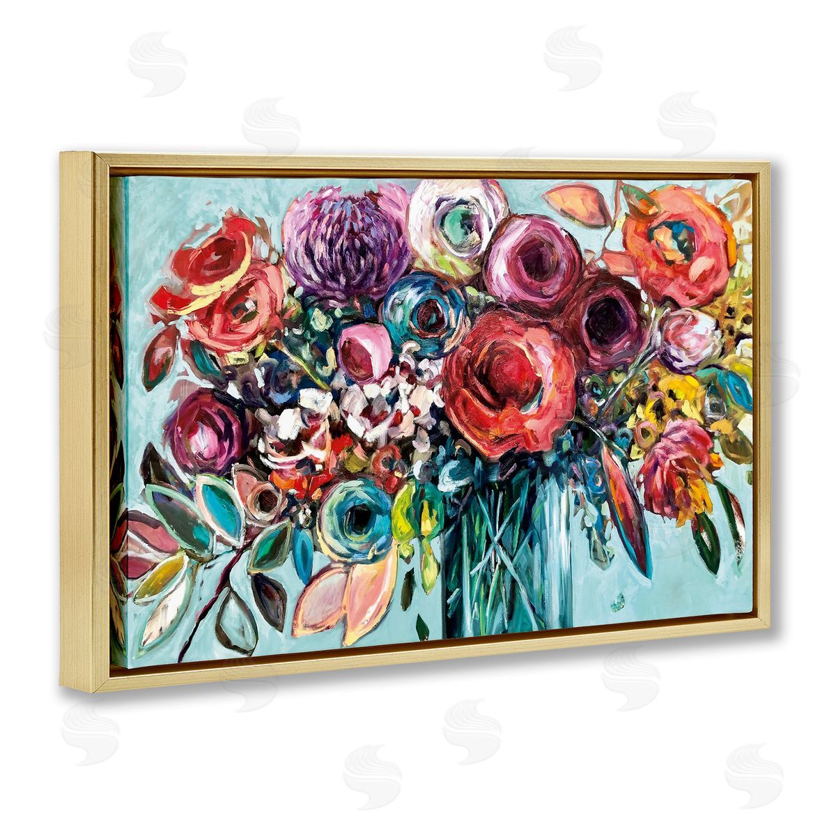 Vanessa Drew Here Comes The Sun Blossoms Canvas Wall Art Print