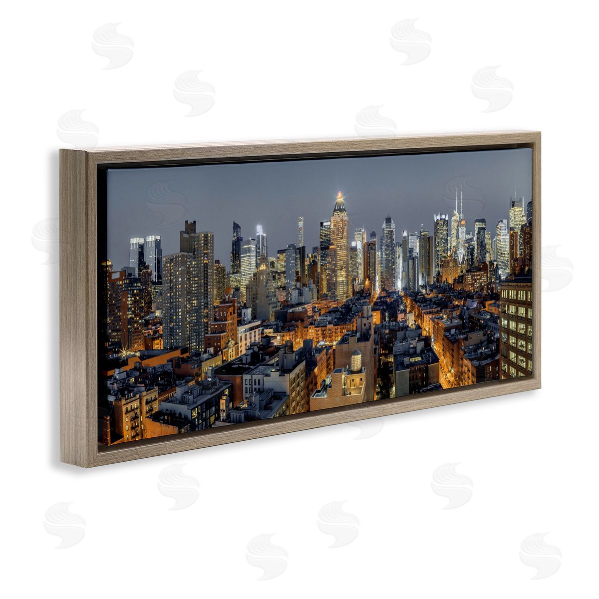 Assaf Frank Evening in New York City Canvas Wall Art Print