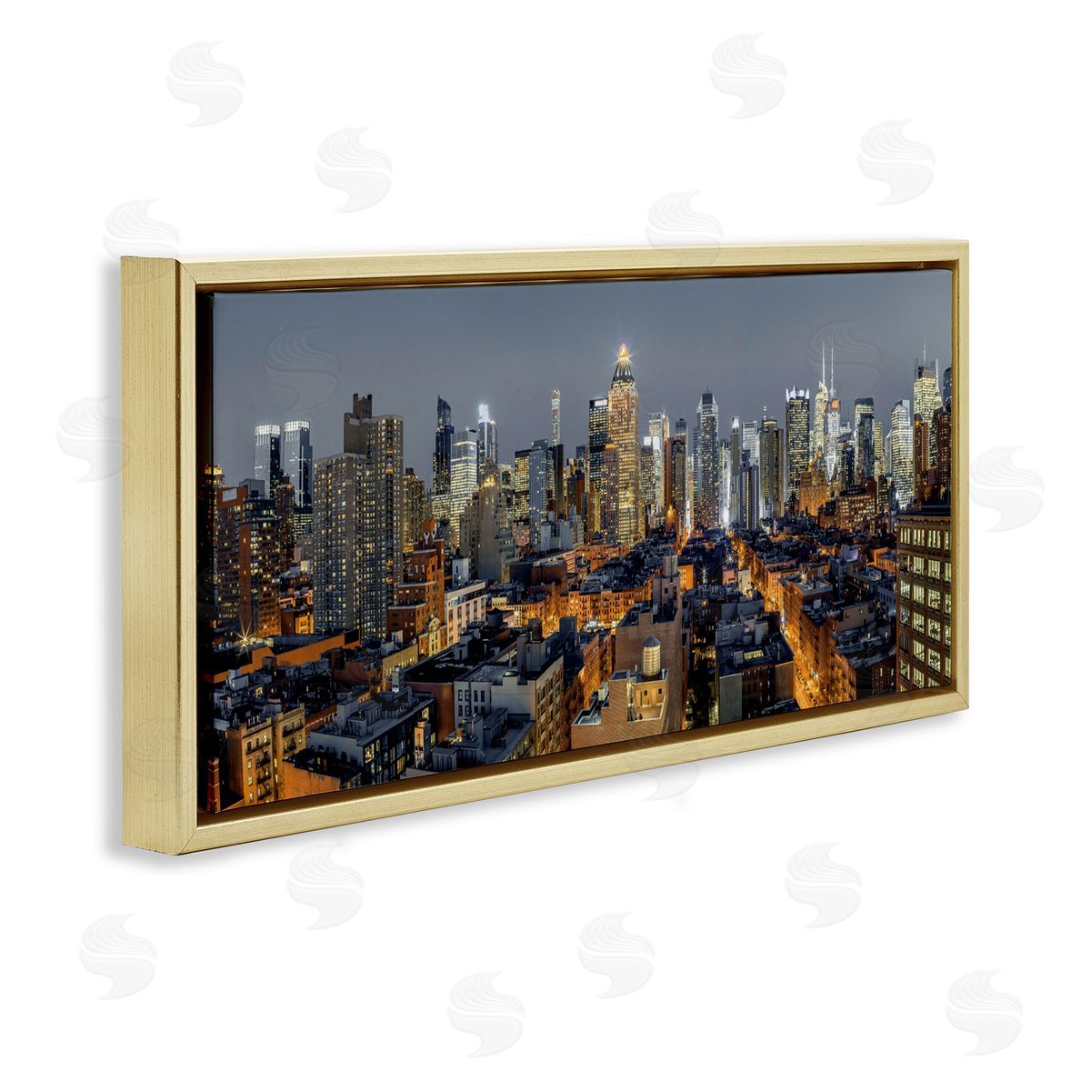 Assaf Frank Evening in New York City Canvas Wall Art Print