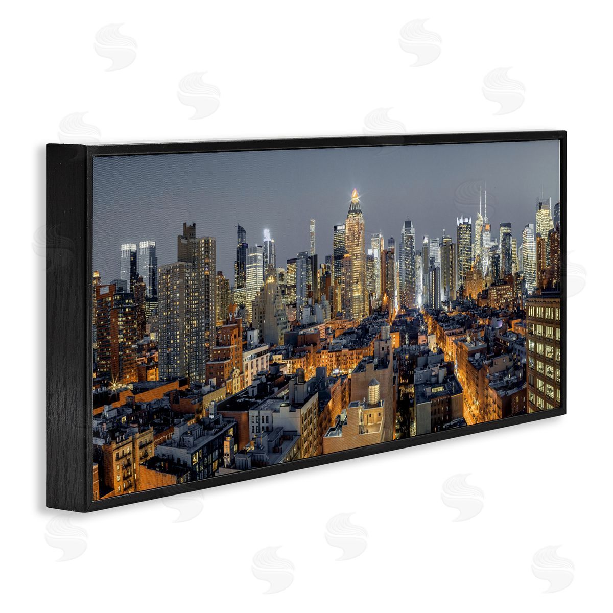 Assaf Frank Evening in New York City Canvas Wall Art Print