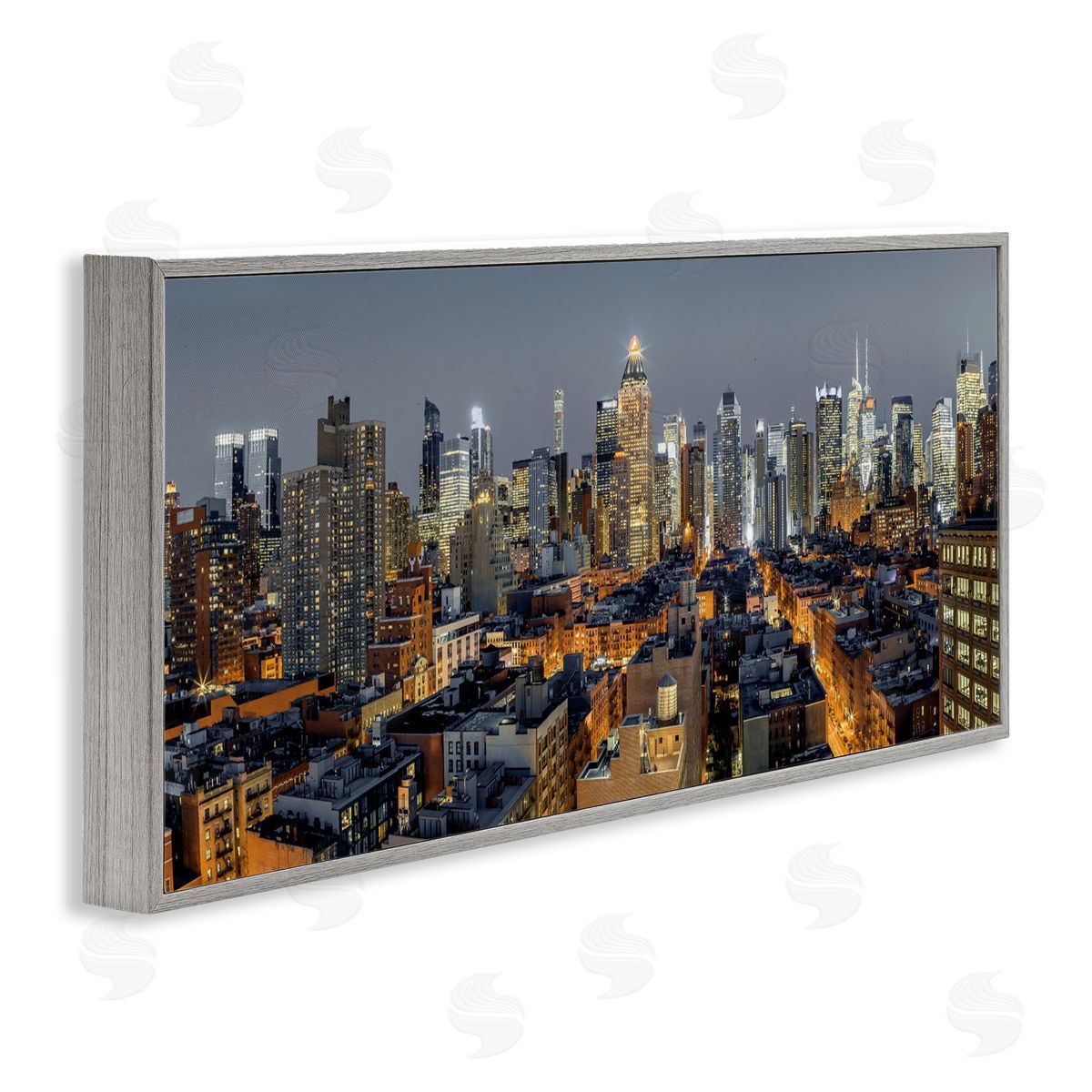 Assaf Frank Evening in New York City Canvas Wall Art Print